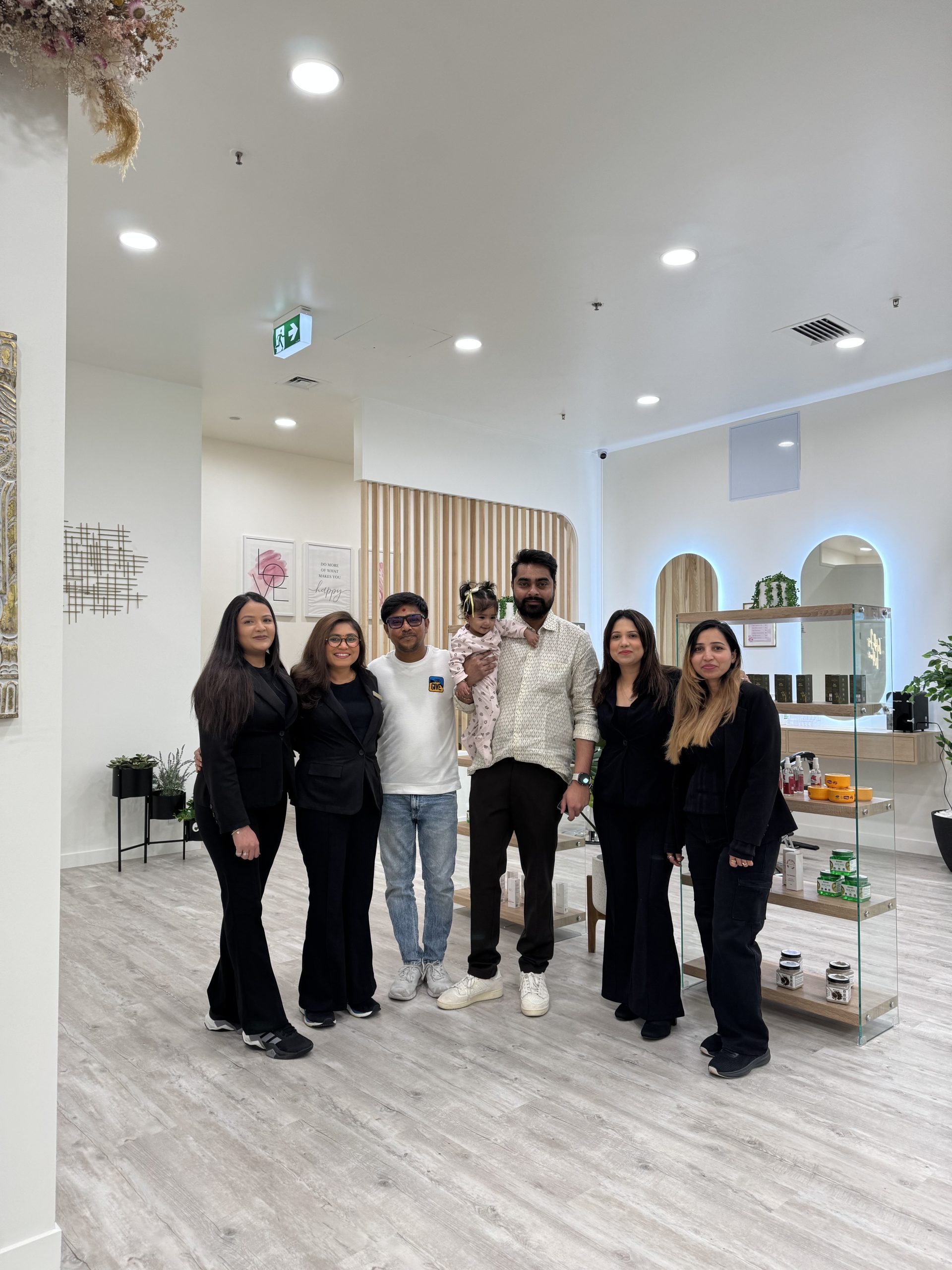 The Vish Team in their newly opened store.